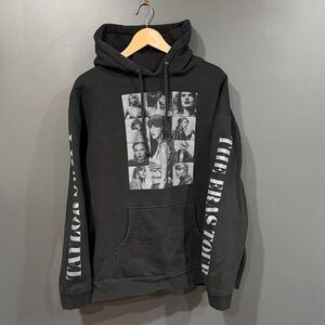 Taylor Swift The Eras Tour Marc Black Graphic Hoodie Large